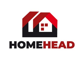 Projekt graficzny logo dla firmy online HomeHead